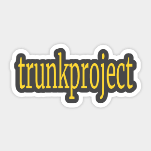 trunk project Sticker